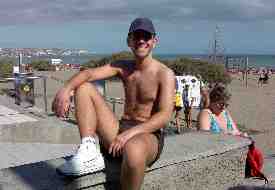 At the Beach front 