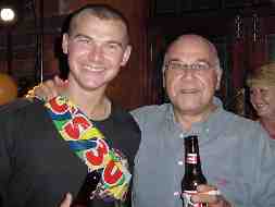 This is Martin (Simons' brother) with Dad (AKA Richard)