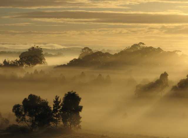 Mist in the valleys