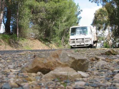 Road shoulder