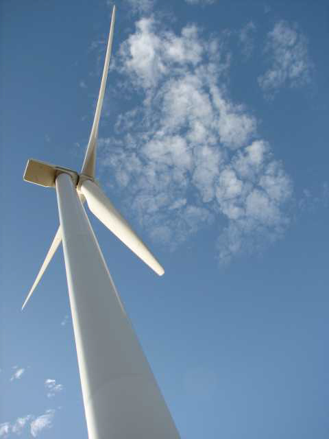 Starfish Hill wind turbine