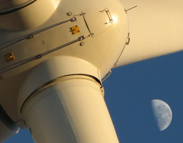 Turbine and Moon