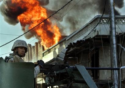 Fallujah burning