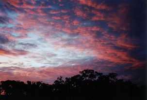 A sunset at Elysium, Clare Valley, South Australia