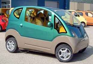 Compressed air powered car