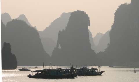 Halong mountains