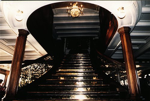 The great stairways of the Delta Queen.