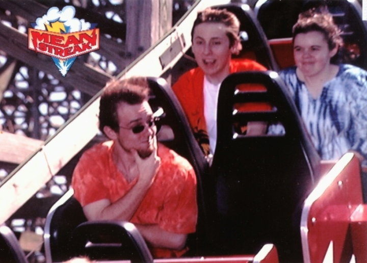 Josh, Andi and I on the Mean Streak