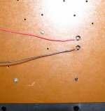 Wires soldered on