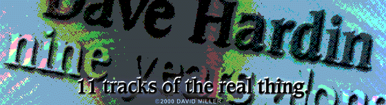 Dave Hardin played at the Broken Spoke in Nashville Jan. 18, 2001.