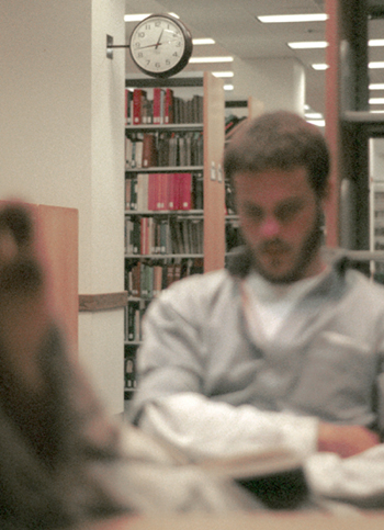 Latenight Reading at JMU's Carrier Library.