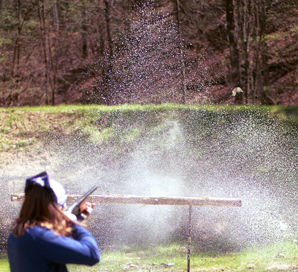 Robert Shooting Up a Soda Can in West Virginia.
