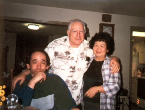Here is the most recent picture of me that I have taken with Mom and Dad at my birthday party this year
