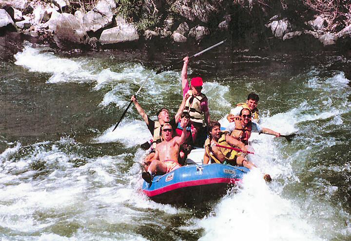 Sideways down the river