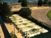 Closer view of fish ladders at Bonneville Dam