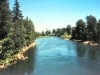 The Calm before the rapids on the Deschutes River, Oregon