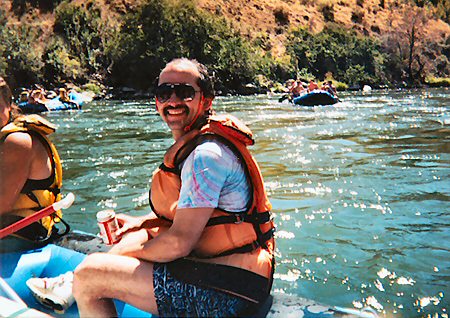 Here I am fresh out of the river