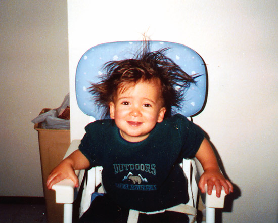 Devin's Wild Hairdo!