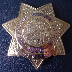 Older issue CHP badge made by George F Cake