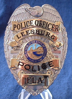 Leesburg Police, all applied panels, Blackinton "Hi-Glo"