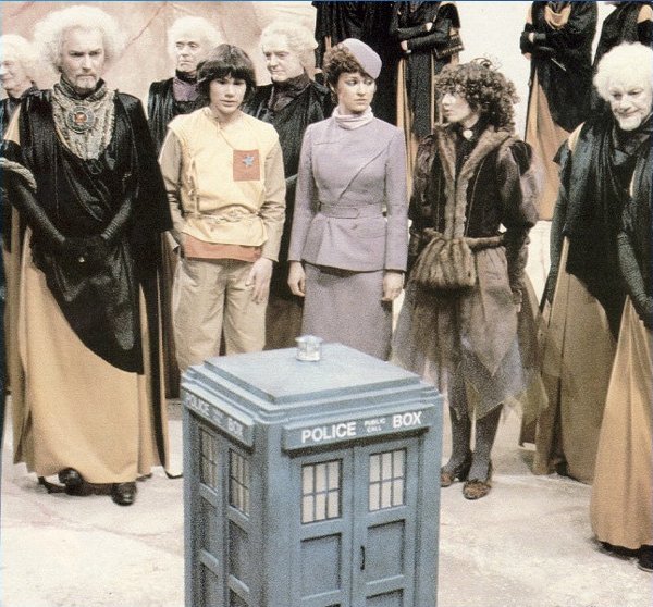 "But the Doctor's in there!!!" - Logopolis