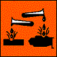 Corrosive symbol