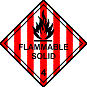 flammable solid transport symbol