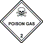 Poisonous gas transport symbol