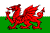 Bandera de Pais de Gales