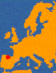 Mapa del Suroeste de Europa