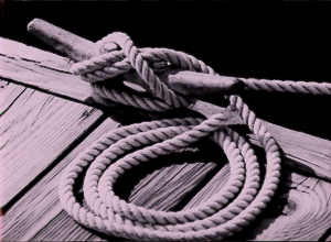 Tied up