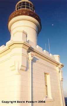 Lighthouse with Moon Image