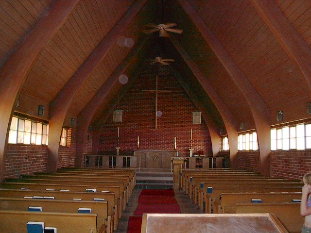 The inside of the Chapel.