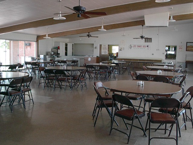The dinning hall where meals will be servered for those chosing to eat at he camp