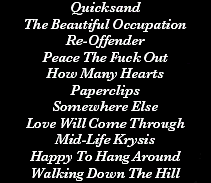 12 MEMORIES TRACKLISTING!!!