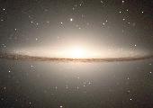 Sombrero Galaxy in Visible Light, Width and Height=1,015 by 465 Pixels, Size=31 kb