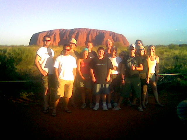 Group Photo @ Ayres Rock