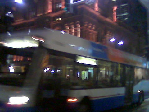 The Queen Victoria Building / Bus (Night - Mode)