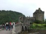 Crossing the bridge to Eilean Donan Castle - click to enlarge