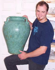 Weathered Bronze Vase by David