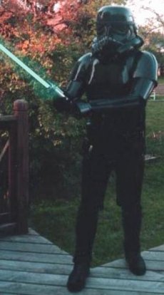 Davin in Black Stormtrooper Armor