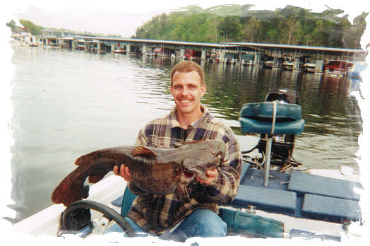 I caught this Herrington Lake flathead on a hot mustard shad rap in the spring of 2000 while bass fishing!