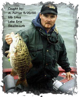Al Patton, a guide for Lite Liner guide service, caught this brute of a smallie while casting a Suspending Pro Rogue to a 12 foot break line just off a large spawning flat in Lake Erie! The 6 pound 14 ounce fish was measured and released unharmed. Nice catch Al !!!&nbsp; 