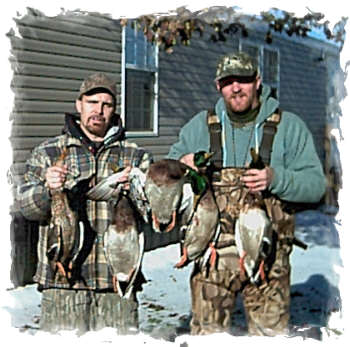 Jeff Noel and I took these 5 ducks (4 Drakes, 1 Hen) on the morning of Dec. 9, 2002 at the Salt River !!!!