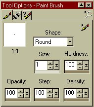 Control Palette