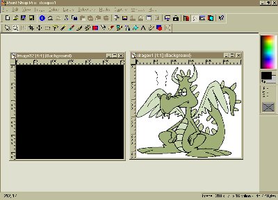 2 Images open