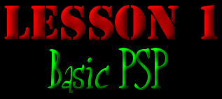 PSP Lesson 1