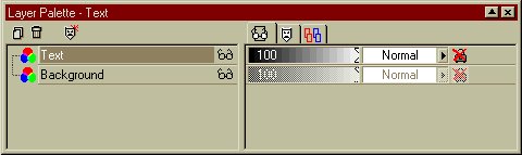 layer palette with new layer added