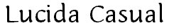 Lucida Casual