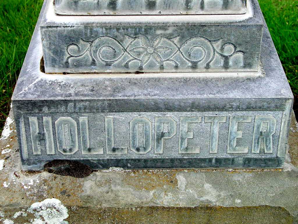 Base of marker, Daniel & Harriet
